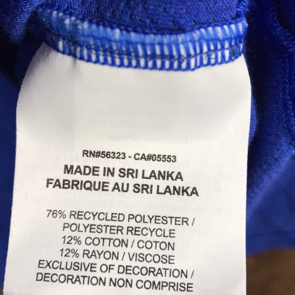 Nike Blue Short Sleeve Shirt Size M - Picture 4 of 4